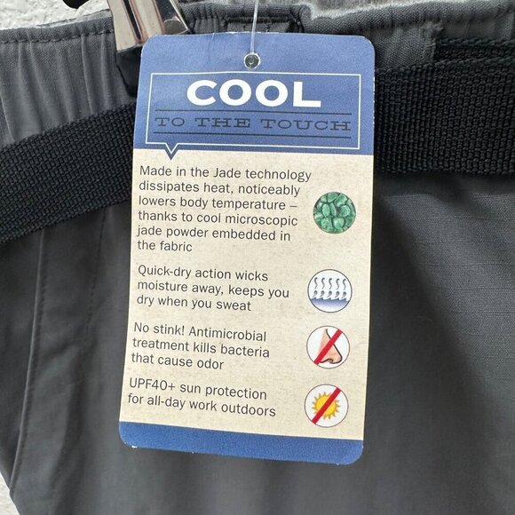 Duluth Trading Armachillo Cooling Gray Ripstop Cargo Shorts 59307 Men Medium NEW - Picture 5 of 6